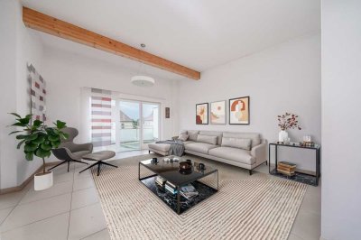 Traumhafte Gelegenheit!: TOP Penthouse 4,5- Zimmer * umlaufende Dachterrasse * 2 Bäder *2-TG -Spl.
