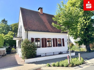 Charmantes Wohnhaus mit vielseitig nutzbarem Nebengebäude und idyllischem Garten - Nordhorn, Nähe