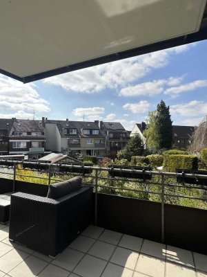 Helle 2-Zimmer Wohnung mit großzügigem Balkon und Wannen-/Duschbad in Flehe