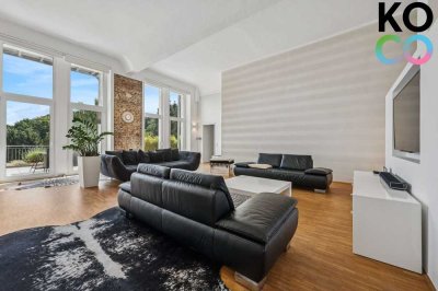 Exklusives Loft 4,20 m Decken! 100qm Terrasse & Blick ins Grüne!