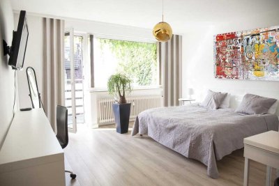 Möblierte Wohnung mit Balkon in Pempelfort, top Lage - mit flexibler Ratenzahlung über 3 Jahre