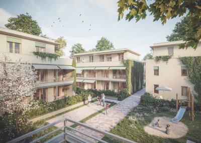 quartier brunner – Wo die Stadt Luft holt. Haar bei München. Holzmassivbauweise EH 40 + QNG