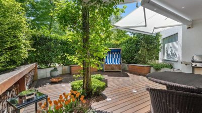 Exklusives Wohnkonzept am Schellenberger Wald – Designwohnung mit Terrasse und Parkambiente