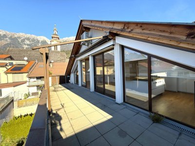 Barrierefreie Dachgeschosswohnung mit Dachterrasse