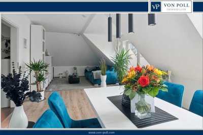Helle Dachgeschosswohnung mit Balkon!
