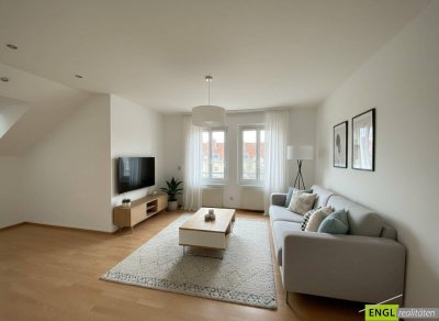 Dachgeschoßwohnung in ruhiger Lage, direkt am Erholungsgebiet Liesingbach