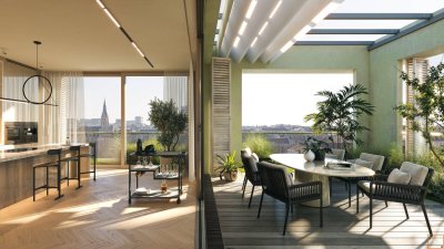 FUNKHAUS - 4-Zimmer Wohnung im nachhaltigen Holz-Hybrid Bauteil