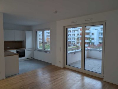 Erstbezug: Modernes 1-Zimmer-Apartment mit Balkon im Gallusviertel