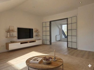 Provisionsfrei & Erstbezug nach Sanierung - Balkon ins Grüne - Energieklasse B