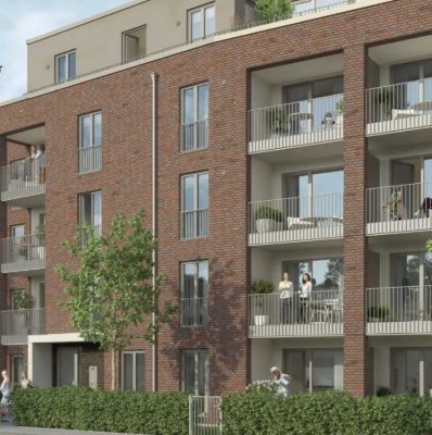 1.6.2026 -1. OG - Neubau Erstbezug 3 Zimmer Wohnung in Lokstedt mit Loggia-Balkon und Einbauküche