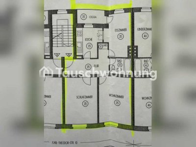 Tauschwohnung: Gemütliche 3-Zimmer-Flat in Schwabing (Münchner Freiheit)