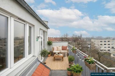 2021 gebaut - Dachgeschoss-Apartment inmitten der Natur: 2,5 Zi., Südterrasse und EBK!