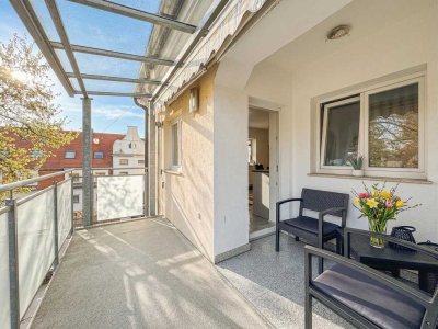 HOCHFELD: 4-Zimmerwohnung mit Wohnküche und Balkon- Loggia