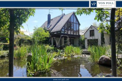 Reserviert - Historisches Forsthaus mit außergewöhnlichem Garten und Teich in Naturlage
