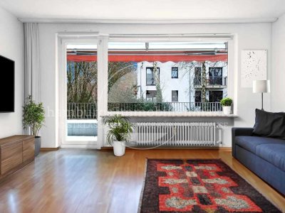 Wohnen am Tierpark: Bezugsfreie 3-Zi.-Wohnung mit traumhaftem Süd-West-Balkon