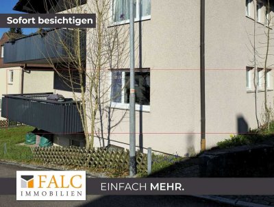 Ruhig gelegene Erdgeschoss-Wohnung mit großem Balkon und Stellplatz