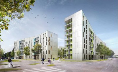 Schöne 1-Zimmer-Wohnung mit Balkon Neubaustandard in Stuttgart-Freiberg
