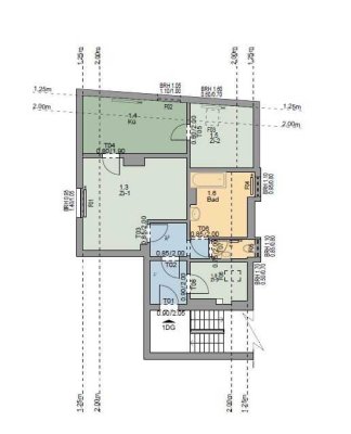 Schöne 2-Zimmer-Wohnung in Neumünster, Carlstraße 69 Dachgeschoss