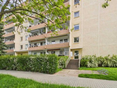 2-Raum-Wohnung  mit 2 Balkonen