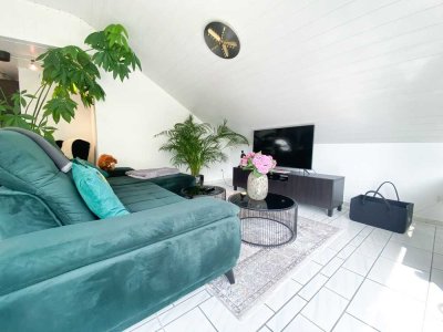 3-Zimmer Dachgeschosswohnung mit Balkon, Dachterrasse & Garage