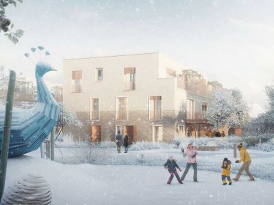 Der Ferne nah mit Weitblick: stilvolle 3-Zimmer-Wohnung mit Süd-Balkon