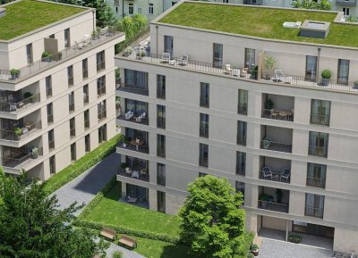 moderne 2-Zimmer Neubau-Wohnung mit Balkon im zentralen Bezirk St. Leonhard