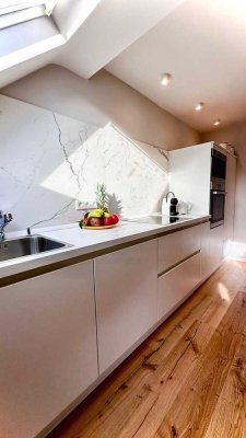 Penthouse Flair in Friedrichstadt, Designwohnung mit Klimaanlage