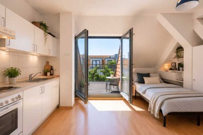 Dachgeschoss Single Apartment im Bötzowviertel Prenzlauer Berg