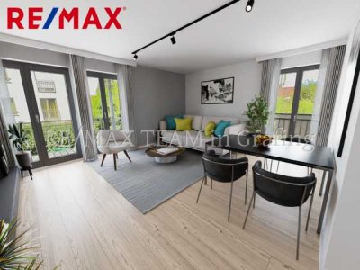 RE/MAX Grafing - Freundliche 4-Zimmer-Wohnung mit Einbauküche und Tiefgarage