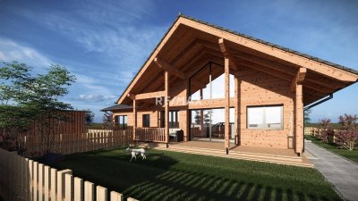 Neubau Chalet (Bungalow) mit ausgebautem Dachgeschoss - ideal zur touristischen Vermietung aber auch für Hauptwohnsitz!