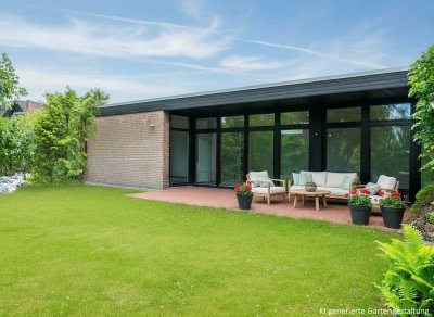 Ansprechender Bungalow
mit großem Gartengrundstück