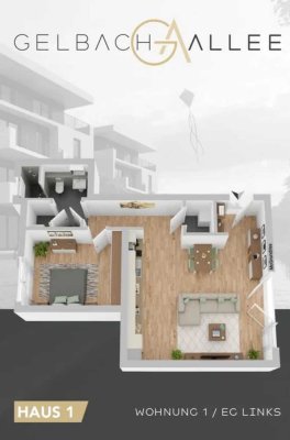 Charmante 2 Zimmerwohnung im Neubau zum Wohlfühlen