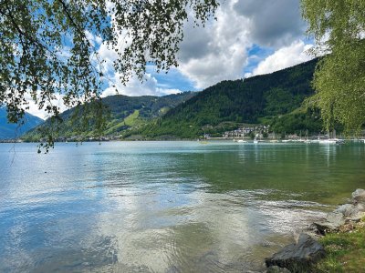 Zell am See – hochwertiges Wohnen mit XL–Sonnenloggia, großem Balkon und Blick auf das Kitzsteinhorn