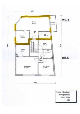 Helle 2-Zimmer Wohnung in Mühltal