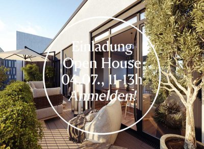 OPEN HOUSE AM 04.07.* Lichterfüllte Maisonette mit sonniger Dachterrasse