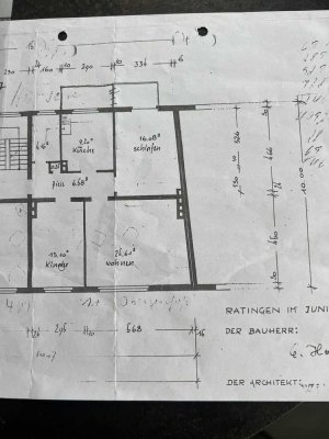 Modernisierte Wohnung mit drei Zimmern und Balkon in Ratingen