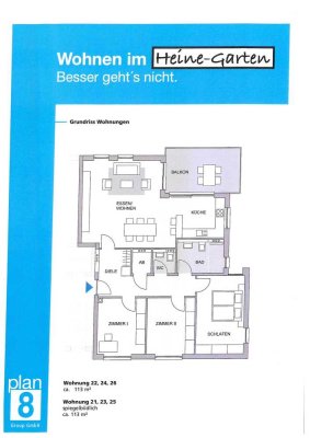 Komfortable, gemütliche 4-Zimmer-Wohnung mit großem Balkon in ruhiger, zentraler Lage!
