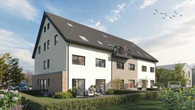 Neubau: Attraktive Maisonette-Wohnung mit Blick ins Grüne  in Groß-Gerau