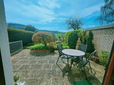 Südterrasse mit herrlichem Blick inklusive