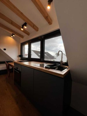 Erstbezug! Stilvolles 1-Zimmer Apartment komplett möbliert