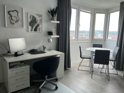 Wohnen über den Dächern von Osnabrück - Single City Appartement im 17. Stock