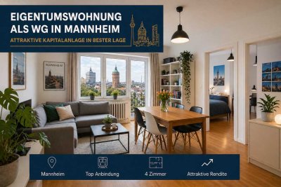 Provisionsfrei / Kapitalanlage in Mannheim – Sofort Cashflow + massive Steuervorteile nutzen