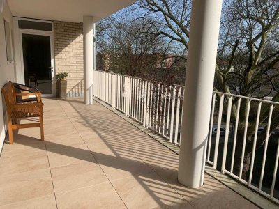 Barrierefreie Neubauwohnung mit zwei Freisitzen