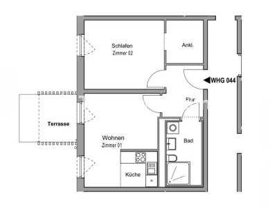 Tauschwohnung: Münchner Wohnen 2 Zimmer Effizient Neubau Harthof