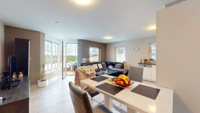 Helle Souterrain-Wohnung mit Terrasse und Garten – Ideal für Kapitalanleger in Knittlingen