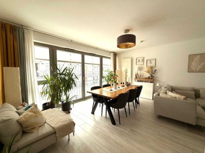 Topmoderne Maisonettewohnung in exponierter zentraler Lage mit 40 m2 Dachterrasse