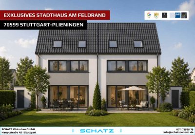 Exklusives Stadthaus mit unverbaubarer Aussicht - KFW Förderung: 100.000€ zu 1,06% Zins