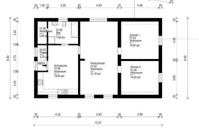 Helle 3-Zimmer Wohnung mit EBK in Ellerhoop