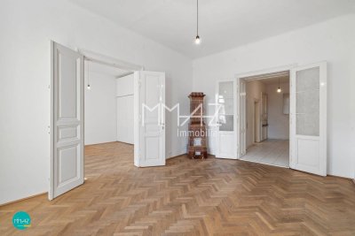 Stilvolles Stadtwohnen im Herzen von Neubau • Helle 2-Zimmer Wohnung im 3. Liftstock • Urbanes Wien trifft klassischen Altbau
