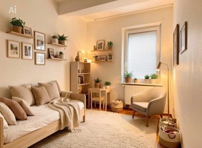 Zentrale 3-Zimmer-Altbauwohnung mit Entwicklungspotenzial – Leerstehend, gestaltbar, in Bahnhofsn...